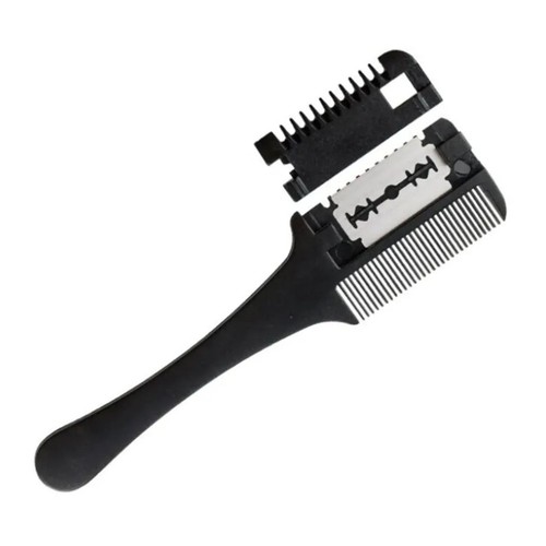 Hair cutting comb razor - cutting,