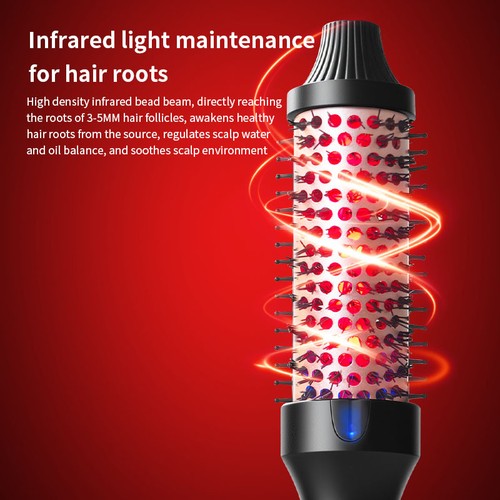 Roller hair comb styling brush - hair,