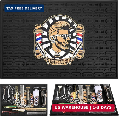 Non slip barber mats - mats, for
