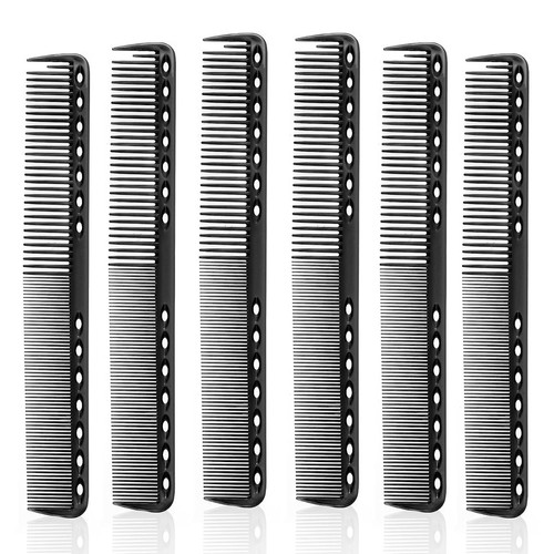 6pc carbon fiber cutting comb - fiber,